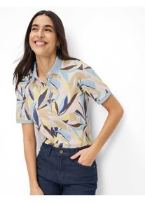 Brax Damen Polo Style CLEO S vintage blue, hellblau, Gr. 34