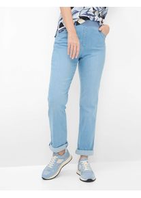 Raphaela by Brax Damen Five-Pocket-Hose Style CARINA FUN BLEACHED LIGHT BLUE SLIGHTUSED, denim hellblau, Gr. 54