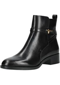 Stiefelette Tamaris "Tamaris Stiefelette Leder", Damen, Gr. 36, schwarz, Leder, Schuhe Stiefelette