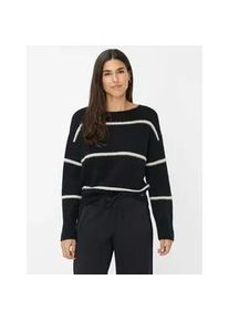 Strickpullover Brax "Style LISA", Damen, Gr. 46, schwarz, Strick, 43% Polyamid, 29% Wolle, 26% Alpaka, 2% Polyester, Rundhals, Pullover Strickpullover