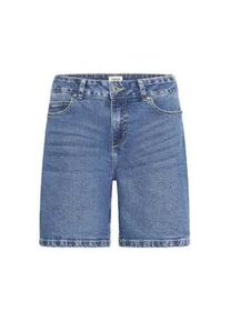 Jeansshorts oxmo "Shorts OXMira", Damen, Gr. 38, N-Gr, blau (ligth blau denim), Obermaterial: 99% Baumwolle CO. 1% Elasthan EL., Jeans Jeansshorts