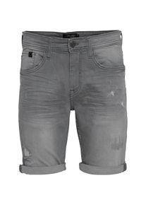 Jeansshorts 11 Project "Jeansshorts PRNarvik", Herren, Gr. XL, N-Gr, grau (denim grau), Obermaterial: 98% Baumwolle CO. 2% Elasthan EL., Jeans Jeansshorts