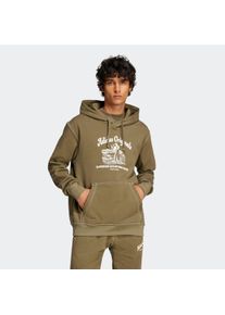 Kapuzensweatshirt adidas originals "WABASH HOODIE", Herren, Gr. XL, gr&uuml;n (olive strata), Obermaterial: 100% Baumwolle, angesetztes B&uuml;ndchen, Sweatshirts Kapuzensweatshirt