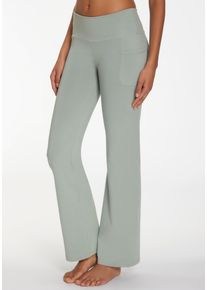 active by Lascana Jazzpants LASCANA ACTIVE, Damen, Gr. 44/46, N-Gr, gr&uuml;n (mint), Obermaterial: 95% Baumwolle, 5% Elasthan, unifarben, Basic, k&ouml;rpernah lang, Hosen Jazzpants, mit Handytasche, Loungewear, Topseller