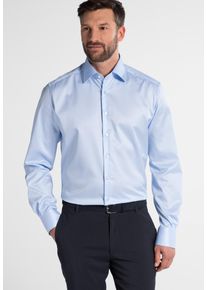 Langarmhemd Eterna "COMFORT FIT", Herren, Gr. 46, Normalgr&ouml;&szlig;en, hellblau, Twill, 100% Baumwolle, normal, Manschette, Hemden Langarmhemd, NON IRON (b&uuml;gelfrei)