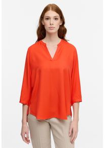 Longbluse Eterna "LOOSE FIT", Damen, Gr. 38, rot, 100% Viskose, Blusen Longbluse