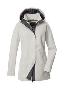 G.I.G.A. by Killtec Funktionsjacke "GW 91 WMN JCKT", Damen, Gr. 46, wollwei&szlig;, Oberseite: 100% Polyester;R&uuml;ckseite: 100% Polyester;Futter: 100% Polyester, G.I.G.A. DX BY KILLTEC, Jacken Funktionsjacke, W&auml;rmende, windabweisende Jacke mit 2-Wege-Rei&szlig;verschluss