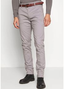 Stoffhose INDICODE "Gower", Herren, Gr. 29, L&auml;nge 32, grau (lt grau), Web, Obermaterial: 98% Baumwolle, 2% Elasthan, unifarben, schmal normal, Hosen Stoffhose, Baumwollmischung, regular fit