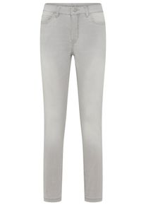 Skinny-fit-Jeans MAC "Dream Skinny", Damen, Gr. 46, L&auml;nge 32, midgrau destroyed wash, Jeans, Obermaterial: 89% Baumwolle, 9% Polyester, 2% Elasthan, sehr figurbetont lang, Jeans Skinny-fit-Jeans, in hochelastische Qualit&auml;t f&uuml;r den perfekten Sitz