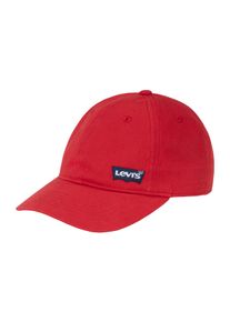 Baseball Cap LEVI'S KIDS "RICHMOND BATWING CURVE BRIM", Jungen, Gr. - (110/164), rot (pompeian rot), Baumwolle, Caps Baseball Cap, UNISEX