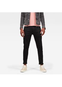 G-Star Raw Slim-fit-Jeans G-STAR "3301 Slim", Herren, Gr. 30, L&auml;nge 32, schwarz, Denim/Jeans, Obermaterial: 92% Baumwolle, 7% Elastomultiester, 1% Elasthan, slim fit lang, Jeans Slim-fit-Jeans, mit toller Waschung und Elasthan