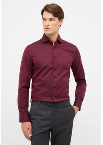 Langarmhemd Eterna "SLIM FIT", Damen, Gr. 38, Normalgr&ouml;&szlig;en, burgunder, 100% Baumwolle, schmal, Manschette, Hemden Langarmhemd, NON IRON (b&uuml;gelfrei)