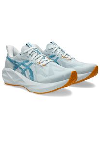 Laufschuh asics "NOVABLAST 5", Herren, Gr. 44,5, arctic blau, aegean blau, Synthetik, Schuhe Laufschuh, mit Engineered Jacquard Mesh-Obermaterial, mit FF BLAST MAX Foam