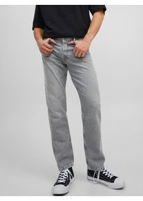 Jack & Jones PlusSize Loose-fit-Jeans "JJICHRIS JJORIGNIAL MF 912 NOOS PLS", Herren, Gr. 46, L&auml;nge 32, grau (grau denim), Denim/Jeans, Obermaterial: 100% Baumwolle, JACK & JONES PLUSSIZE, Abriebeffekte, unifarben, loose fit kn&ouml;chellang, Jeans Loose-fit-Jeans