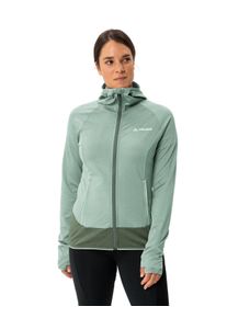 Fleecejacke Vaude "WOMEN'S TEKOA FLEECE JACKET II", Damen, Gr. 46, dusty fern, Fleece, Obermaterial: 97% Polyester, 3% Elasthan, unifarben, Basic taillenbedeckt, Rundhals, Raglan&auml;rmel elastischer Bund, Jacken Fleecejacke, sportlicher Stil, mit Kapuze und hochschlie&szlig;endem Kragen