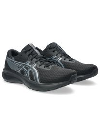 Laufschuh asics "PATRIOT 14", Herren, Gr. 46, schwarz (schwarz, metropolis), Textil, Schuhe Laufschuh, atmungsaktives Mesh-Obermaterial, Energiegeladene Mittelsohle
