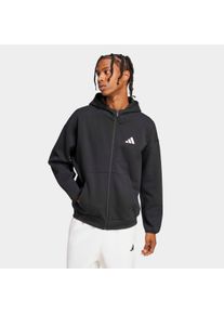Kapuzensweatshirt adidas Sportswear "FUTURE ICONS SMALL LOGO", Herren, Gr. L, schwarz, Obermaterial: 68% Baumwolle, 32% Polyester, angesetztes B&uuml;ndchen, Sweatshirts Kapuzensweatshirt