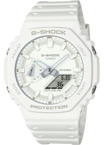 Chronograph Casio G-SHOCK, wei&szlig;, Armbanduhren, Damen, Chronograph, Quarzuhr,Armbanduhr,Herrenuhr,digital, bis 20bar wasserd.Resinbarmband