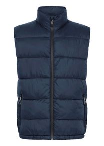 Steppweste Blend "Steppweste BHEIDEN", Herren, Gr. L, blau (salute), Obermaterial: 100% Nylon NY., Westen Steppweste
