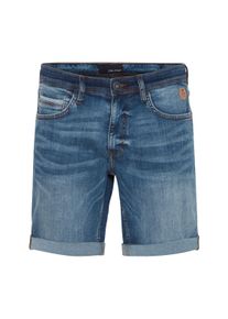 Jeansshorts Blend "Jeansshorts BHDenim", Herren, Gr. M, N-Gr, blau (denim middle blau), Obermaterial: 70% Baumwolle CO. 28% Polyester PES. 2% Elasthan EL., Jeans Jeansshorts