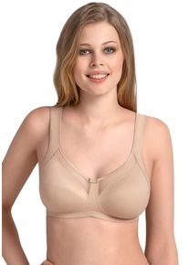 Entlastungs-BH ANITA SINCE 1886 "Clara", Damen, Gr. 105, Cup G, beige (sand), Microtouch, Obermaterial: 85% Polyamid, 15% Elasthan, unifarben, BHs Entlastungs-BH, gepolsterte Tr&auml;ger, Netzeinsatz vorn, ohne B&uuml;gel, feminin, bequem
