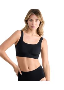 Bustier Sloggi "ZERO Feel 2.0 Top", Damen, Gr. L, N-Gr, schwarz, Single Jersey, Obermaterial: 76% Polyamid, 24% Elasthan, BHs Bustier, nahtlos und unsichtbar, Topseller