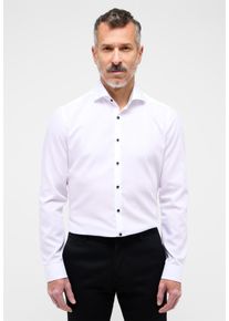 Langarmhemd Eterna "SUPER SLIM", Damen, Gr. 38, Normalgr&ouml;&szlig;en, wei&szlig;, Popeline, 100% Baumwolle, schmal, Manschette, Hemden Langarmhemd, NON IRON (b&uuml;gelfrei)