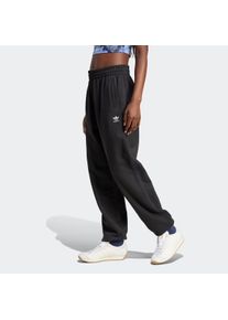 Sporthose adidas originals "ESS JOGGER FT", Damen, Gr. M, N-Gr, schwarz, Obermaterial: 100% Baumwolle, Hosen Sporthose