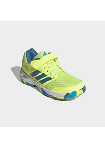 Hallenschuh adidas Performance "SPEEDCOURT INDOOR KIDS", Jungen, Gr. 36, hi, res gelb, dusky ink, lucid aquamarine, Synthetik, Textil, Schuhe Hallenschuh, geeignet f&uuml;r jeden Hallensport, Indoorschuhe f&uuml;r Kinder & Jugendliche