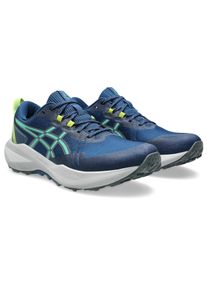 Trailrunningschuh asics "GEL-VENTURE 11", Damen, Gr. 45, twilight blau, aurora gr&uuml;n, Synthetik, Schuhe Trailrunningschuh, mit profiliertem Gummi-Laufsohlenprofil, mit AMPLIFOAM PLUS D&auml;mpfung