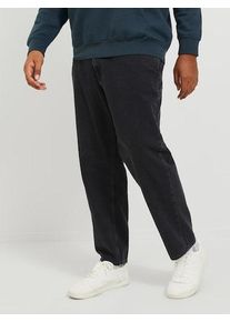 Jack & Jones PlusSize Loose-fit-Jeans "JJICHRIS JJORIGNIAL MF 912 NOOS PLS", Herren, Gr. 44, L&auml;nge 34, schwarz (schwarz denim), Denim/Jeans, Obermaterial: 100% Baumwolle, JACK & JONES PLUSSIZE, Abriebeffekte, unifarben, loose fit kn&ouml;chellang, Jeans Loose-fit-Jeans