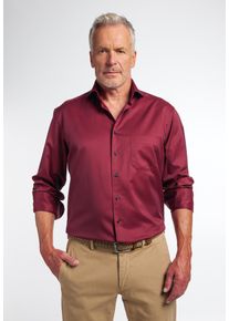 Langarmhemd Eterna "COMFORT FIT", Damen, Gr. 40, Normalgr&ouml;&szlig;en, rot, Twill, 100% Baumwolle, normal, Manschette, Hemden Langarmhemd, EASY IRON (b&uuml;gelleicht)