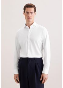 Businesshemd Seidensticker "Schwarze Rose", Damen, Gr. S (38), normale &Auml;rmell&auml;ngen, wei&szlig;, 50% Baumwolle, 50% Modal, unifarben, tailored fit, 2-Knopf-Manschette, Hemden Businesshemd, Shaped 1/1 Kentkragen Uni