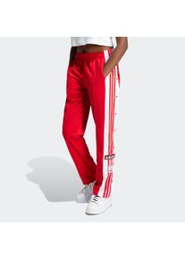 Sporthose adidas originals "ADIBREAK", Damen, Gr. L, N-Gr, rot (better scarlet, normal, gr.), Obermaterial: 100% Polyester, clean, Hosen Sporthose, lockerer Schnitt, mit Seitentaschen, aus weichem Trikotmaterial