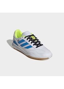 Fu&szlig;ballschuh adidas Performance "SUPER SALA COMPETITION III HALLENFUSSBALL KINDER", Kinder, Gr. 30, cloud wei&szlig;, lucid ray blau, solar gelb, Synthetik, Textil, Schuhe Fu&szlig;ballschuh, f&uuml;r Hallenboden, f&uuml;r Kinder & Jugendliche