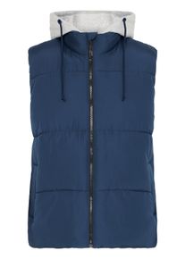 Steppweste Blend "Steppweste BHELWIN", Herren, Gr. L, blau (marineblaus), Obermaterial: 100% Polyester PES., Westen Steppweste