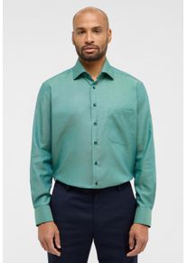 Langarmhemd Eterna "COMFORT FIT", Damen, Gr. 45, Normalgr&ouml;&szlig;en, gr&uuml;n (smaragd), 100% Baumwolle, normal, Manschette, Hemden Langarmhemd, NON IRON (b&uuml;gelfrei)