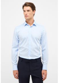 Langarmhemd Eterna "SLIM FIT", Damen, Gr. 46, Normalgr&ouml;&szlig;en, hellblau, Satin, 100% Baumwolle, schmal, Manschette, Hemden Langarmhemd, NON IRON (b&uuml;gelfrei)