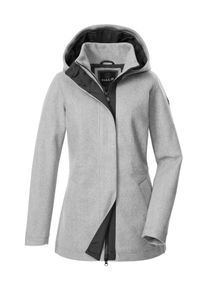 G.I.G.A. by Killtec Funktionsjacke "GW 91 WMN JCKT", Damen, Gr. 46, hellgrau, Oberseite: 100% Polyester;R&uuml;ckseite: 100% Polyester;Futter: 100% Polyester, G.I.G.A. DX BY KILLTEC, Jacken Funktionsjacke, W&auml;rmende, windabweisende Jacke mit 2-Wege-Rei&szlig;verschluss