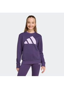 Sweatshirt adidas Sportswear "ESSENTIALS KIDS", M&auml;dchen, Gr. 170, aurora plum, powder plum, Obermaterial: 55% Baumwolle, 36% Polyester, 9% Viskose, Rundhals, angesetztes B&uuml;ndchen, Sweatshirts Sweatshirt