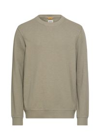 Sweatshirt Camel Active, Herren, Gr. L, khaki, Sweatware, Obermaterial: 100% Baumwolle, unifarben, normal h&uuml;ftbedeckend, Rundhals, B&uuml;ndchen, Sweatshirts Sweatshirt, unifarben aus reiner Baumwoller