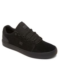 Sneaker DC Shoes "Hyde", Herren, Gr. 13(47), schwarz (schwarz, schwarz, schwarz), Obermaterial: Leder [Kuh] / Futter: Textil / Au&szlig;ensohle: Gummi, Schuhe Sneaker