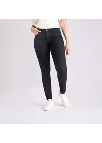 Skinny-fit-Jeans MAC "Dream Skinny", Damen, Gr. 46, L&auml;nge 32, schwarz (schwarz, schwarz), Jeans, Obermaterial: 48% Baumwolle, 48% Polyester, 4% Elasthan, sehr figurbetont lang, Jeans Skinny-fit-Jeans, in hochelastische Qualit&auml;t f&uuml;r den perfekten Sitz