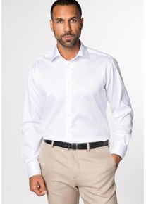Langarmhemd Eterna "COMFORT FIT", Damen, Gr. 48, Normalgr&ouml;&szlig;en, wei&szlig;, Twill, 100% Baumwolle, normal, Manschette, Hemden Langarmhemd, NON IRON (b&uuml;gelfrei)