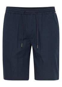 Shorts FQ1924 "Shorts FQHenry", Herren, Gr. 3XL, N-Gr, blau (salute), Obermaterial: 55% Baumwolle CO. 45% Leinen LI., Hosen Shorts