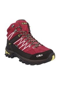 Wanderschuh CMP "RIGEL MID WMN WP TREKKING SHOES", Damen, Gr. 41, peony, apple, Leder, Schuhe Wanderschuh, wasserdicht