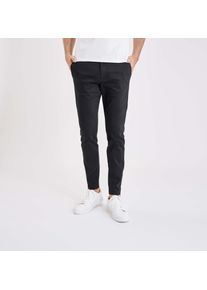 Chinohose MAC "Griffin", Herren, Gr. 32, L&auml;nge 34, schwarz 762, Web, Obermaterial: 70% Baumwolle, 26% Polyamid, 4% Elasthan, regular fit kn&ouml;chelfrei, Hosen Chinohose, mit Taschen