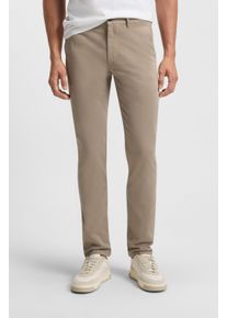 Chinohose BOSS Orange "slim", Herren, Gr. 40, L&auml;nge 32, gr&uuml;n (open gr&uuml;n346), Web, Obermaterial: 97% Baumwolle, 3% Elasthan, slim fit kn&ouml;chellang, Hosen Chinohose, mit Ges&auml;&szlig;taschen