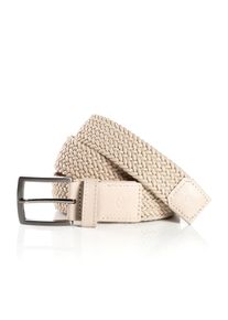 Flechtg&uuml;rtel Tom Tailor "TTJAMIE", Herren, Gr. 110, beige, Materialmix, G&uuml;rtel Flechtg&uuml;rtel, 3,5 cm breiter Flechtg&uuml;rtel, Casual Look, bis Gr. 120