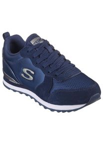 Sneaker Skechers "OG 85 - GOLDN GURL", Damen, Gr. 40, blau (navy), Synthetik, Textil, Veloursleder, Schuhe Sneaker, Schn&uuml;rschuh, Original-Retro-Jogginschuh mit Air-Cooled Memory Foam, Topseller
